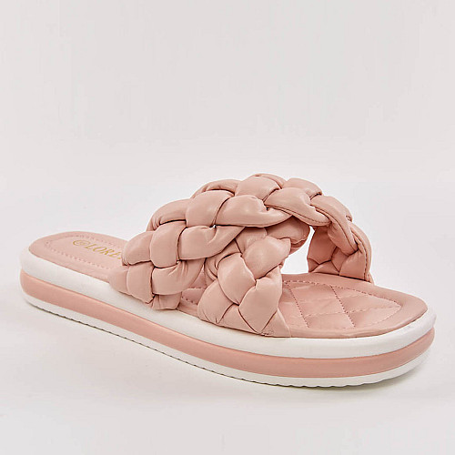 Шлепанцы женские 338079 р.39 (25) Fashion Розовый