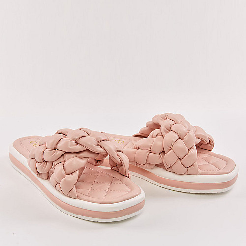 Шлепанцы женские 338079 р.39 (25) Fashion Розовый
