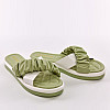 Шлепанцы женские 338091 р.39 (25) Fashion Зеленый