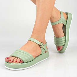 Босоножки женские 336825 р.38 (24,5) Fashion Зеленый
