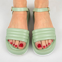 Босоніжки жіночі 336825 р.38 (24,5) Fashion Зелений