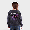 Свитшот PERFECTS фуме 199102 р.L Fashion Графитовый