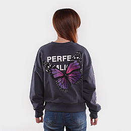 Світшот PERFECTS фуме 199102 р.L Fashion Графітовий