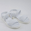 Босоножки женские кожаные 338602 р.40 (25) Fashion Белый