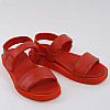 Босоножки женские кожаные 338603 р.39 (24,5) Fashion Красный