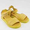 Босоножки женские кожаные 338596 р.36 (23) Fashion Желтый