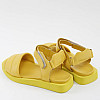 Босоножки женские кожаные 338596 р.36 (23) Fashion Желтый