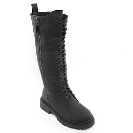 Полусапоги женские зимние 338720 р.37 (23,5) Fashion Черный