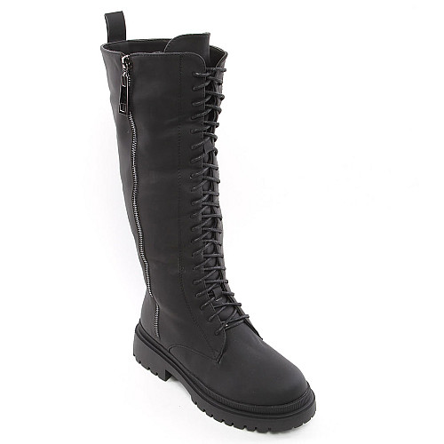 Полусапоги женские зимние 338720 р.37 (23,5) Fashion Черный