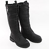 Полусапоги женские зимние 338720 р.38 (24) Fashion Черный
