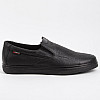 Мокасины мужские кожаные 339453 р.45 (30) Fashion Черный