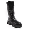Полусапоги женские зимние 338718 р.36 (23) Fashion Черный