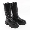 Полусапоги женские зимние 338718 р.36 (23) Fashion Черный