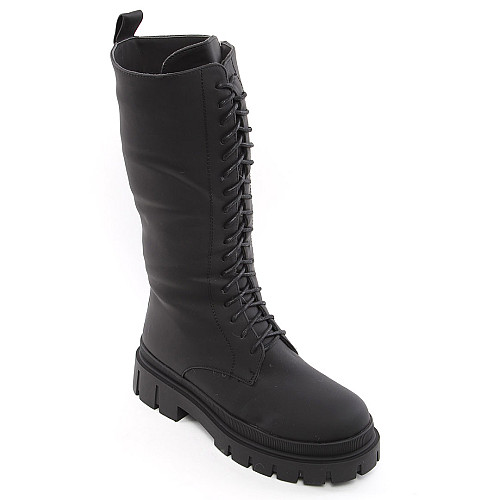 Полусапоги женские зимние 338724 р.39 (24,5) Fashion Черный