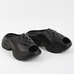Кроксы женские 339725 р.40-41 (25,5) Fashion Черный