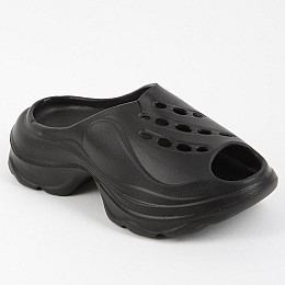 Кроксы женские 339725 р.36-37 (23,5) Fashion Черный