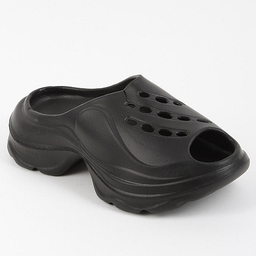 Кроксы женские 339725 р.36-37 (23,5) Fashion Черный