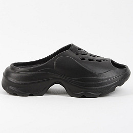 Кроксы женские 339725 р.36-37 (23,5) Fashion Черный