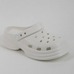 Кроксы женские 339729 р.37-38 (24) Fashion Белый