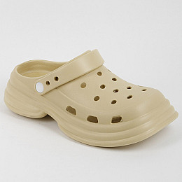 Кроксы женские 339732 р.39-40 (25) Fashion Бежевый