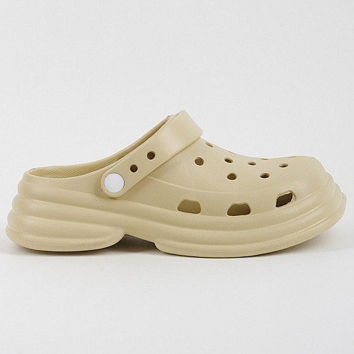 Кроксы женские 339732 р.39-40 (25) Fashion Бежевый