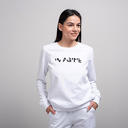 Світшот 102286 р.M Fashion Білий