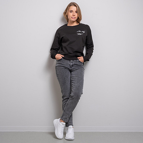 Свитшот женский 102452 р.L Fashion Черный