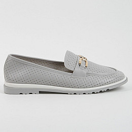 Мокасини жіночі 339636 р.36 (23) Fashion Сірий