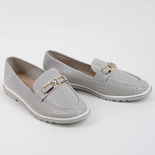 Мокасини жіночі 339636 р.36 (23) Fashion Сірий