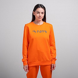 Свитшот 102283 р.M Fashion Оранжевый