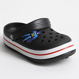 Кроксы детские 340337 р.24-25 (16) Fashion Черный