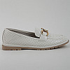 Мокасины женские 339635 р.36 (23) Fashion Белый
