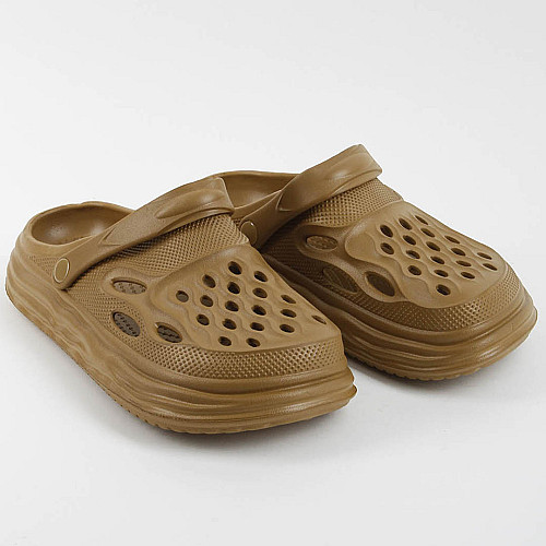 Кроксы мужские 339720 р.42-43 (26) Fashion Коричневый