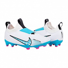 Дитячі бутси Nike JR ZOOM VAPOR 15 ACADEMY FG/MG Білий 27.5 (7dDJ5617-146 27)