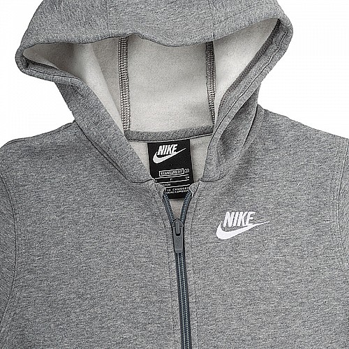 Дитяча Толстовка Nike B NSW HOODIE FZ CLUB Сірий 147-158 (7dBV3699-091 147-158)