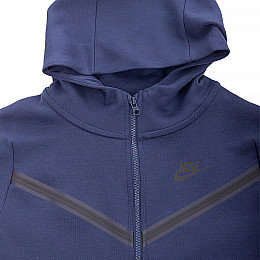 Детская Толстовка Nike B NSW TCH FLC FZ Синий 96-104 (7dCU9223-410 96-104)