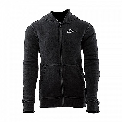 Детская Толстовка Nike B NSW HOODIE FZ CLUB Черный 137-147 (7dBV3699-010 137-147)