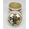 Монета сувенирная Eurs Bitcoin Золотой цвет (BTC-G-2)