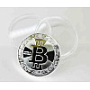Монета сувенирная Eurs Bitcoin Серебряный цвет (BTC-S-2)