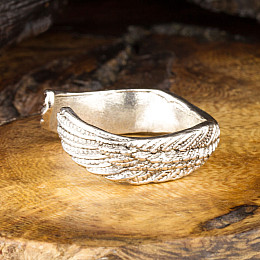 Кольцо Win Крылья Регулируемый Размер 18.5-20 Стальной (27067)