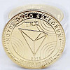 Монета сувенирная Eurs Tron TRX Золотой цвет (TRX-G)