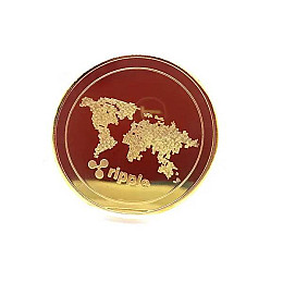 Сувенірна монета Eurs Ripple XRP Золотий колір (XRP-G)