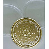 Монета сувенирная Eurs Cardano ADA Золотой цвет (ADA-G)