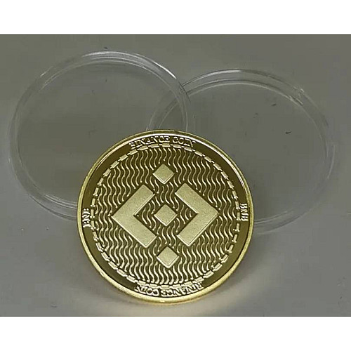 Монета сувенирная Eurs Binance Coin BNB Золотой цвет (BNB-G)