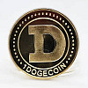 Монета сувенирная Eurs Dogecoin DOGE Золотой цвет (DOGE-G)
