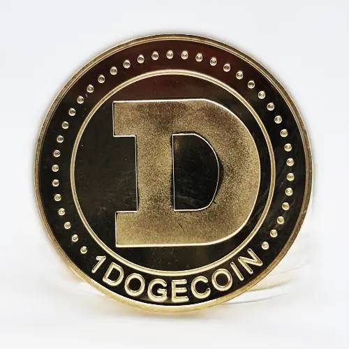 Монета сувенирная Eurs Dogecoin DOGE Золотой цвет (DOGE-G)