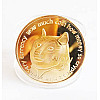 Монета сувенирная Eurs Dogecoin DOGE Золотой цвет (DOGE-G)