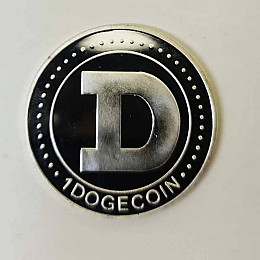 Сувенірна монета Eurs Dogecoin DOGE Срібний колір (DOGE-S)