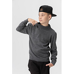 Свитер однотонный для мальчика MAGO 4113 128 см Графитовый (2000989919070)