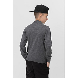 Свитер однотонный для мальчика MAGO 4113 128 см Графитовый (2000989919070)